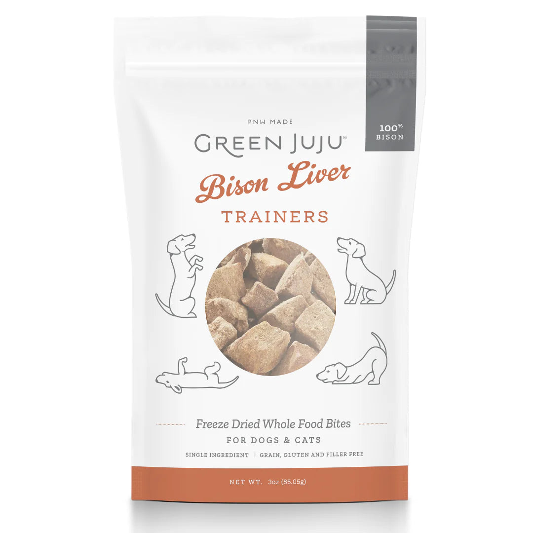Green Juju Single Ingredient Bison Liver Trainers