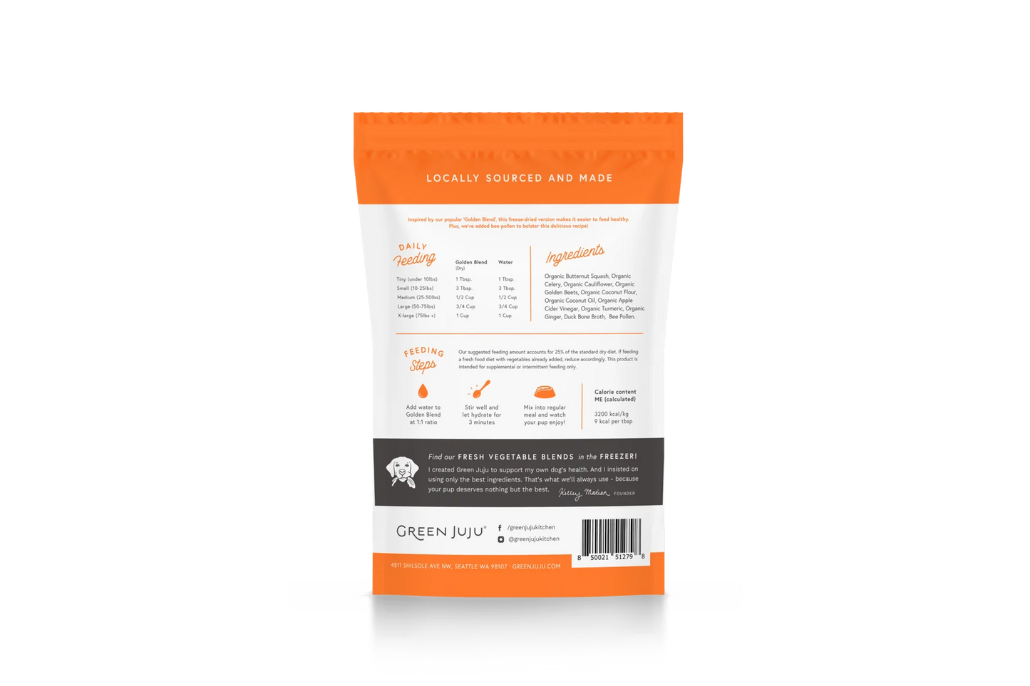 Green Juju - Freeze-Dried Golden Blend with Bee Pollen