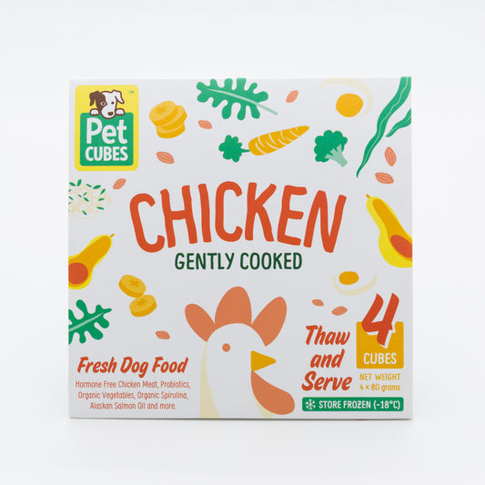Pet Cubes Gently Cooked Complete - Chicken
