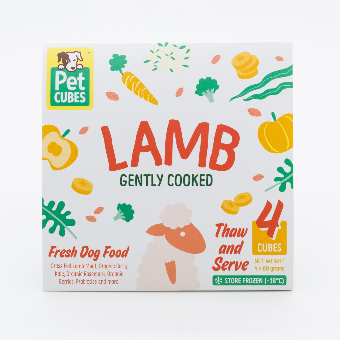 PetCubes - Gently Cooked Lamb (2.2kg)
