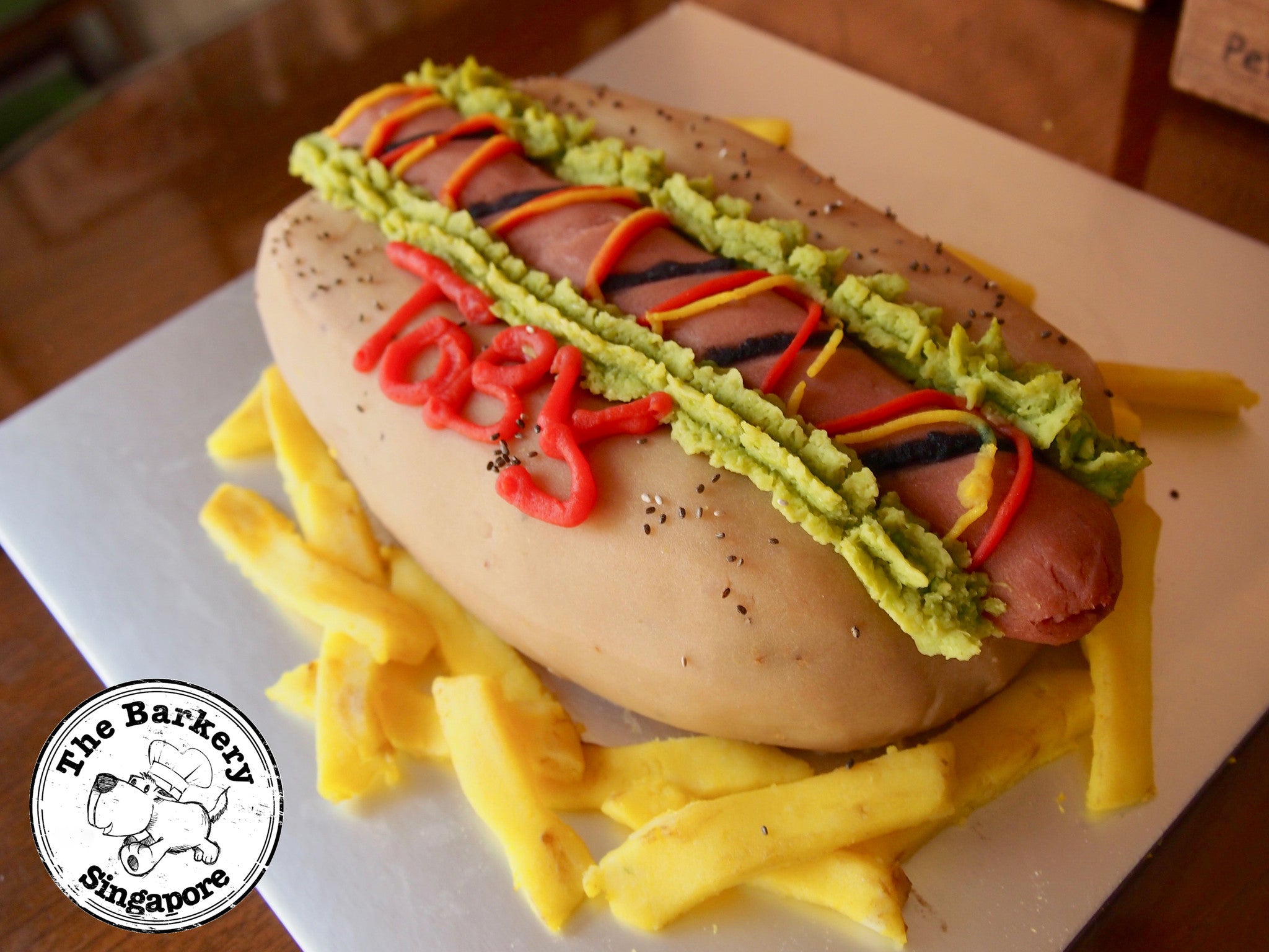 The Hot Dog Cake – The Barkery Singapore - Main Image