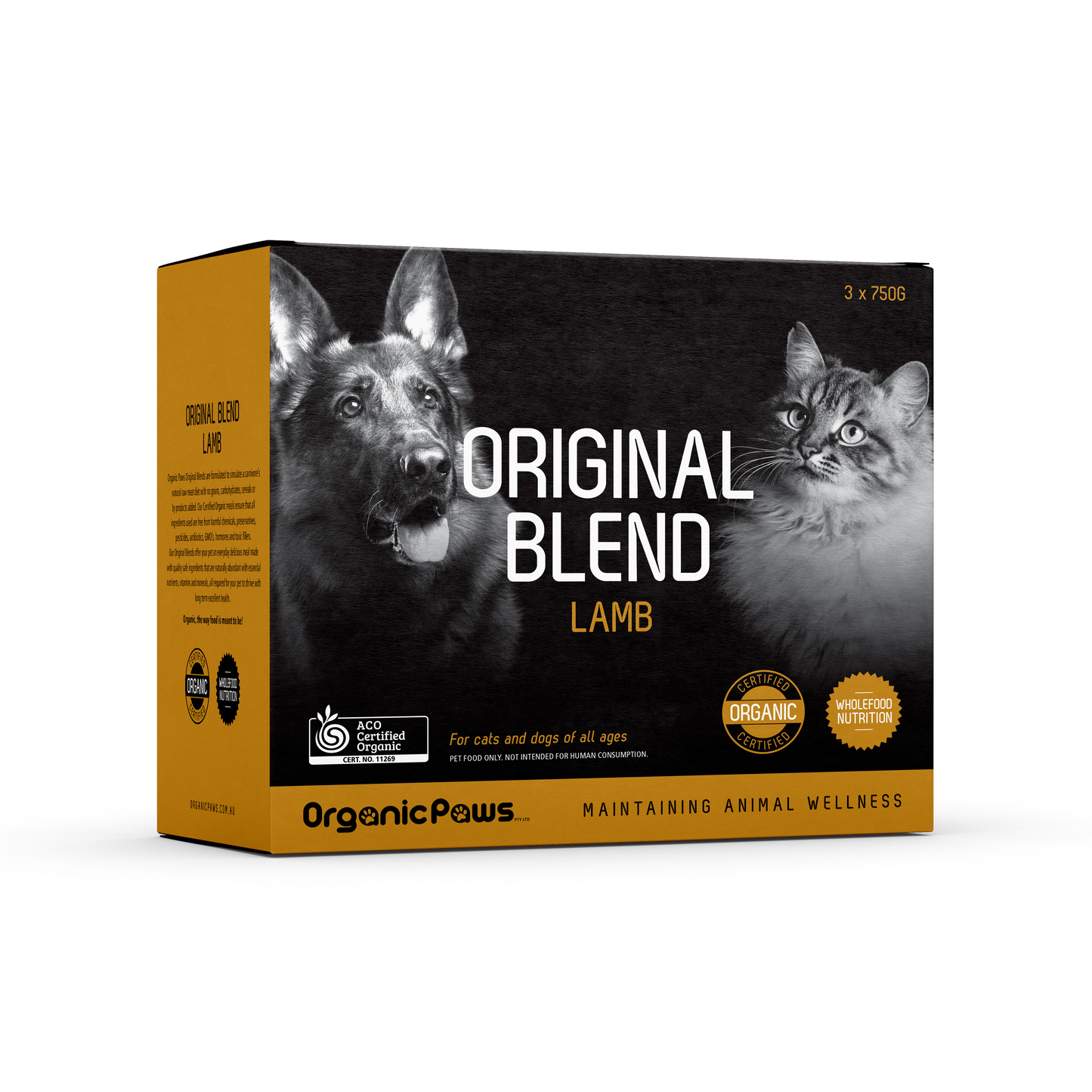 Organic Paws - Original Blend Lamb (2.2kg)