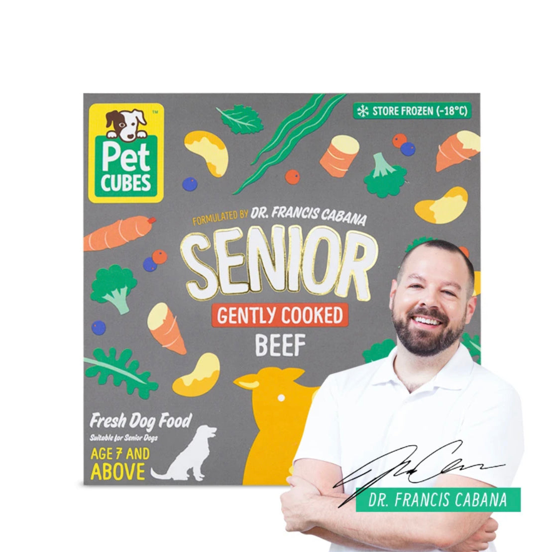 PetCubes - Senior Beef (2.2kg)