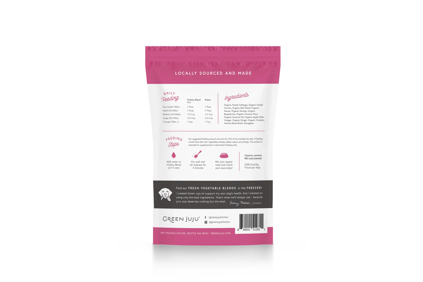 Green Juju - Freeze-Dried Vitality Blend with Astragulus