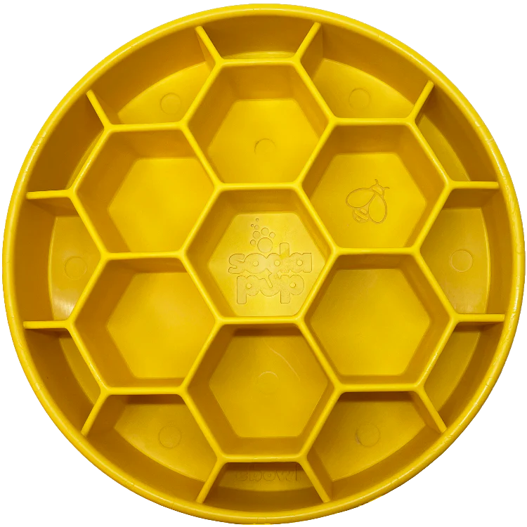SodaPup Honeycomb Slow Feeder Dog Bowl