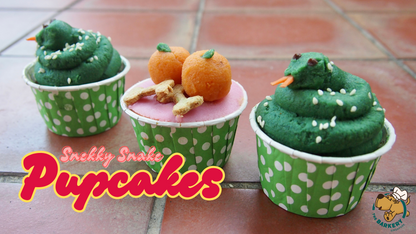 Snekky Snake Pupcakes