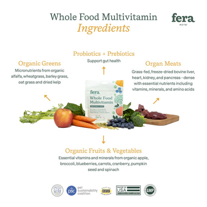 Fera Pet Organics - Whole Food Multivitamin