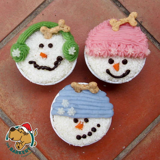 Merry Woofmas Pupcakes