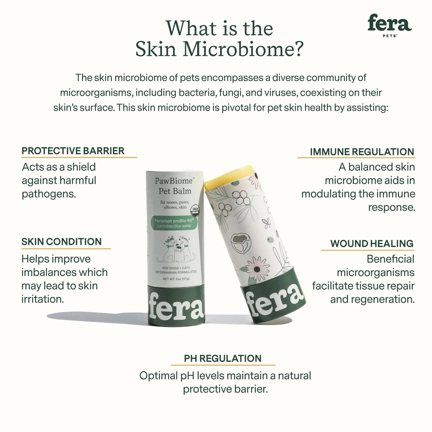 Fera Organic PawBiome Paw Balm