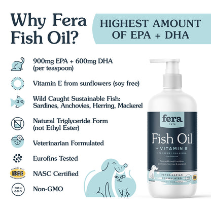 Fera Pet Organics - Fish Oil for Dogs