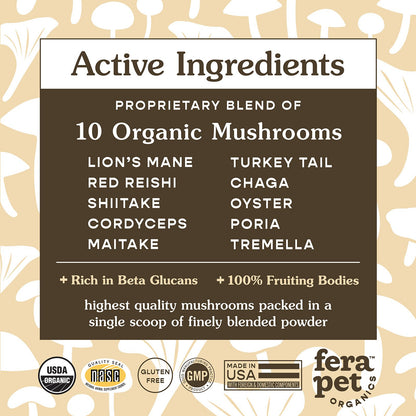 Fera Pet Organics - Pet Mushroom Blend