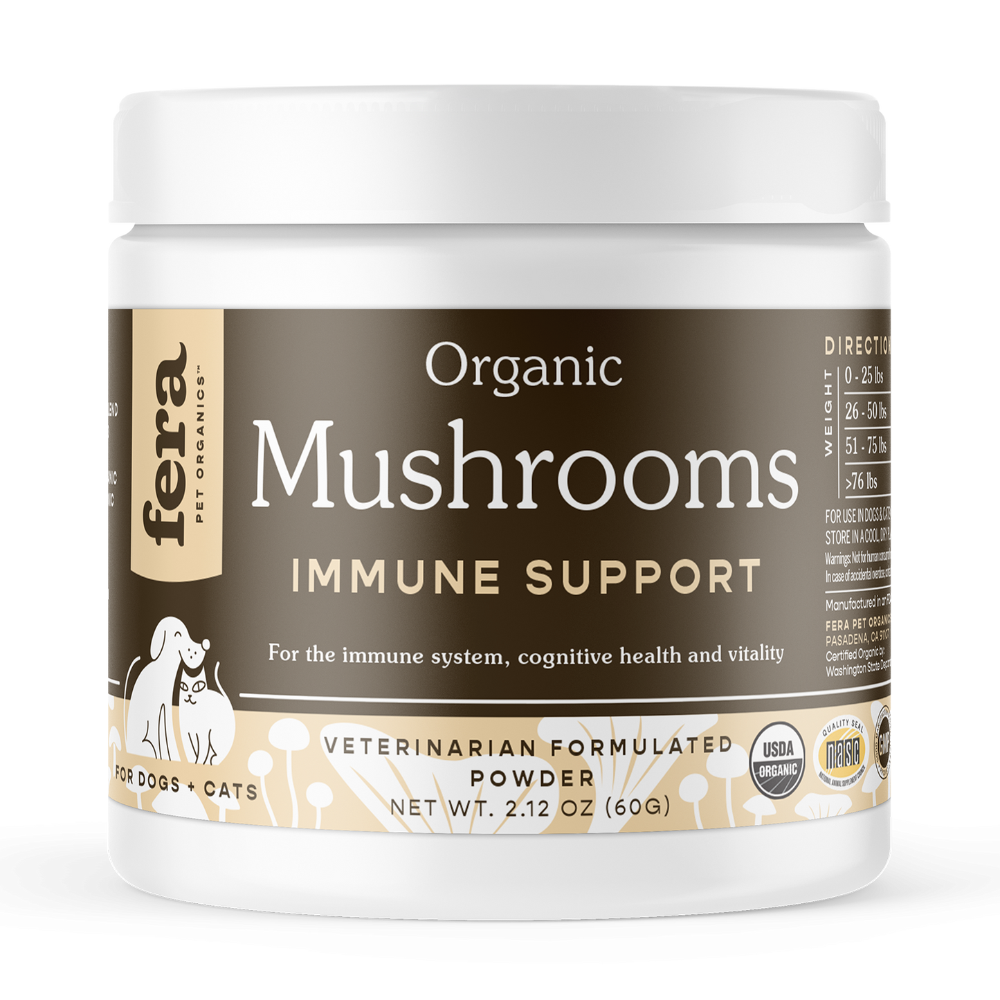 Fera Pet Organics - Pet Mushroom Blend