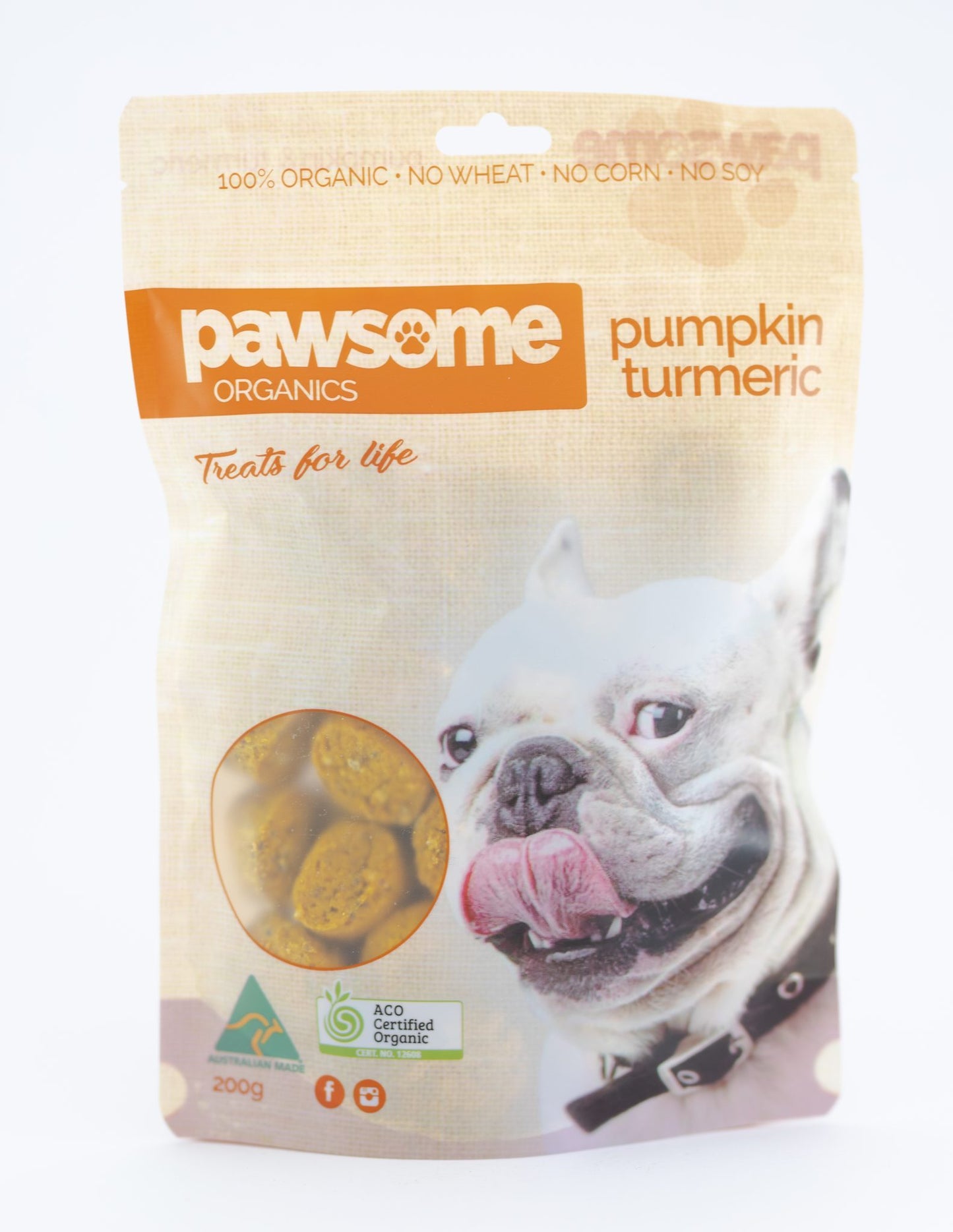 Pawsome Organics - Organic Pumpkin and Turmeric Treats